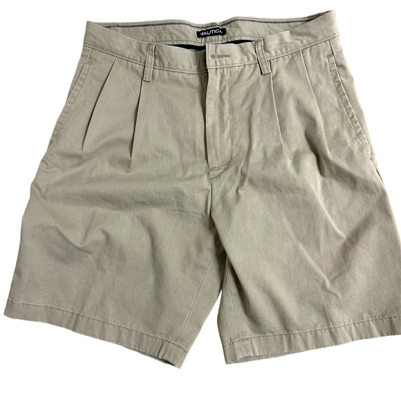 Nautica Other - NAUTICA MEN'S CLASSIC FIT  WAIST 32  TRUE KHAKI SHORTS 100% COTTON